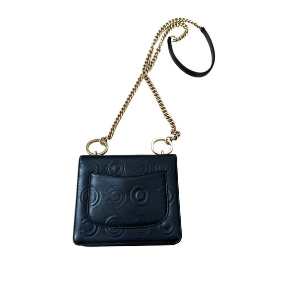 Chanel Black Coco embossed mini square - Picture 4 of 7
